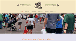 Desktop Screenshot of coopfarmersmarket.com